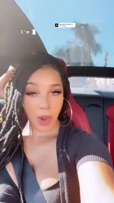 She’s serving