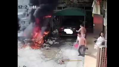 Kid with a lighter