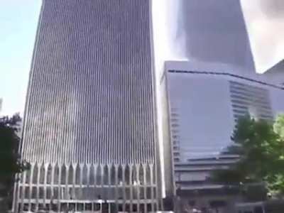 I havnt seen a 9/11 video with this pov before, so close and directly under. How scary.