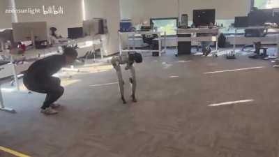 Man kicks himself in the balls while motion capturing