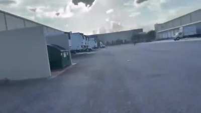 Driving a Tesla Y too fast, and stopping too late. What could possibly go wrong?