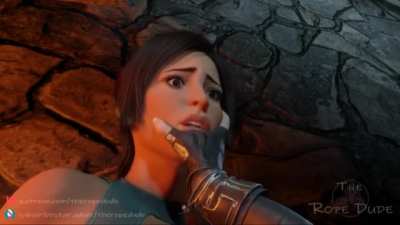 Lara’s Captured By Tifa Part 2 (The Rope Dude) [Final Fantasy 7 & Tomb Raider]