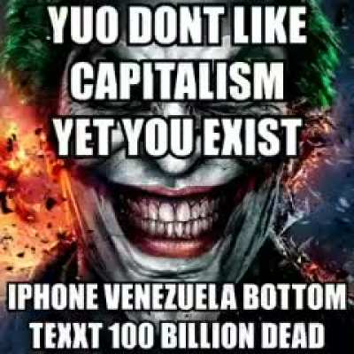 We live in a bottom text