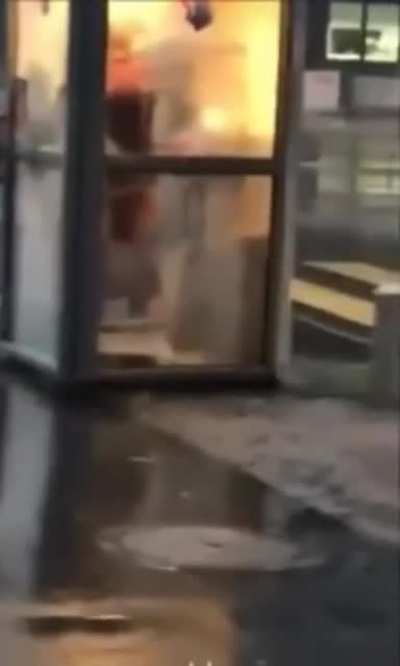 in the phone booth