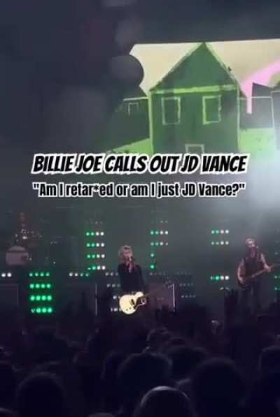 Billie Joe Armstrong changed the lyrics of Jesus of Suburbia to call out JD Vance