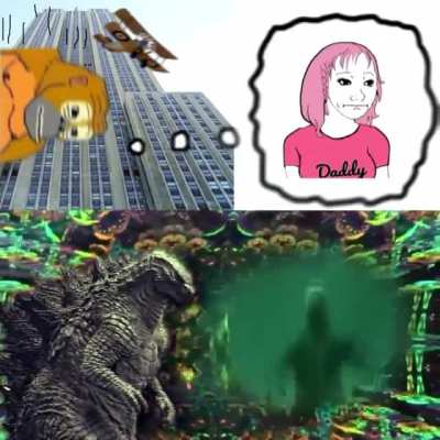 Godzilla le gana