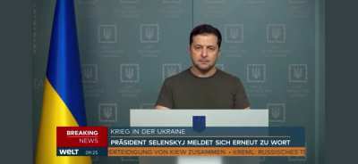 German translator burst into tears while translating Zelensky’s speech