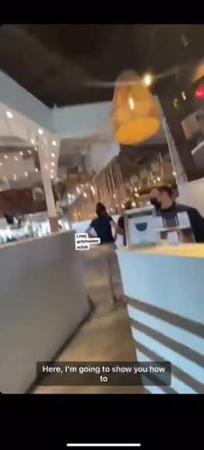 Anti-Vaxxer rips into workers because she couldn't shoot 