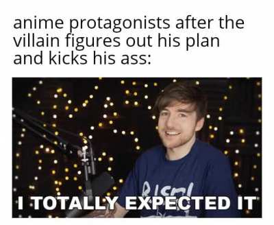 It was all part of my plan