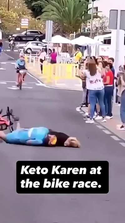 Karen need to look sideways.
