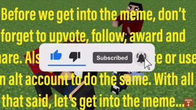 My impression of CLICKBAIT Youtubers if they moved on to Reddit. Also dont forget to do what the video says.