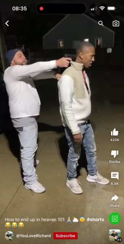 “Shoot me if I move”