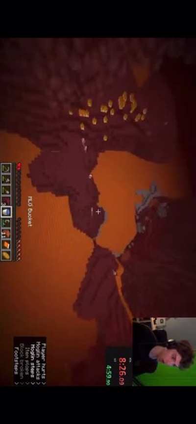 Dani trying to speedrun (I have no clue why the video is playing sideways)