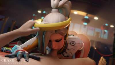 Mercy Sweet Blowjob in the Park {Overwatch] (Grand Cupido)