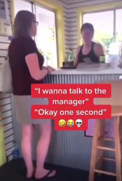 I wana talk to the manager.