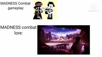 You start saving two dudes in a military base and end fighting with a clawn god.