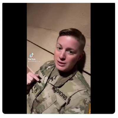 U.S. soldier warns citizens that they become the 