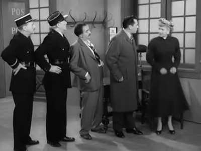 Lucille Ball gets in trouble with the authorities while in Paris, during a 1956 episode of 