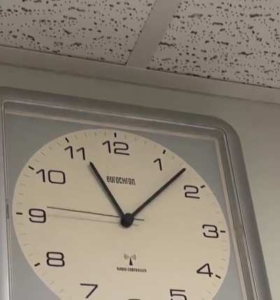 [OC]Clock at work malfunctioned, seems like it‘s time to go home