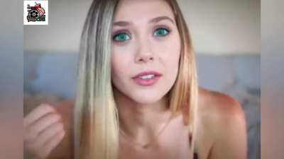 Day 17: It's getting harder. (Here's some Elizabeth Olsen deepfake JOI)