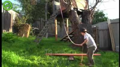 Seesaw? Check! Rope secure? Check! Alright lets do this.