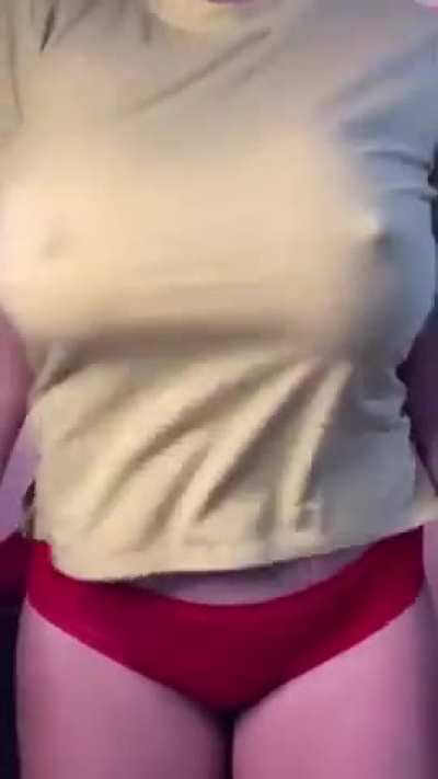 I need a volunteer to put their face between my boobs