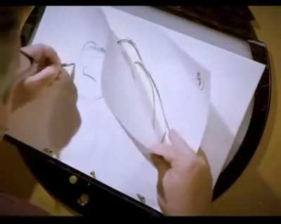 Watching a disney artist bring a drawing to life is pure magic