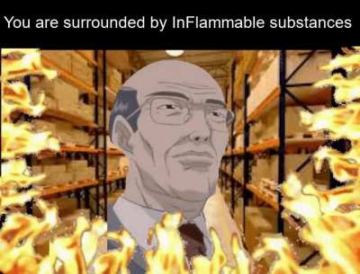 What ??! Inflammable means flammable ??