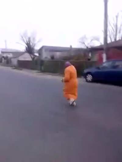 Just WTF are they doing to this old woman?