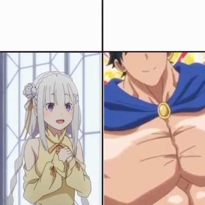 [Template] Gigachad meme anime version