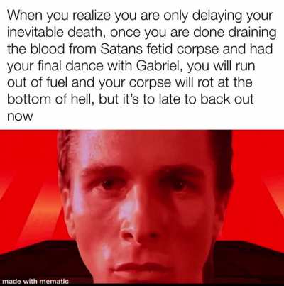 I must keep going deeper.