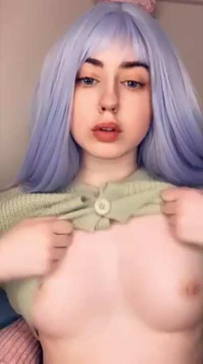Hey everyone. Here’s my tits and my face :) [oc]