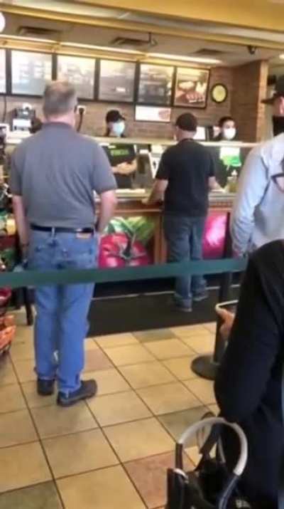 Guy Kicked Out Of Subway For No Mask Flips Out 