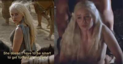 I would have love to watch Daene<wbr>rys(E<wbr>milia Clarke) become a Dothraki camp fuckdoll in season 6