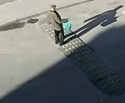 Speed bump 1. Drunk man