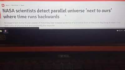 Guys I think my laptop is sending me to the parallel universe