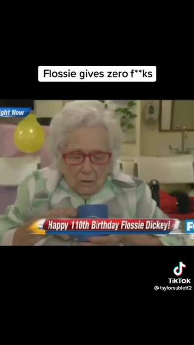 flossie dickey at 110 years old