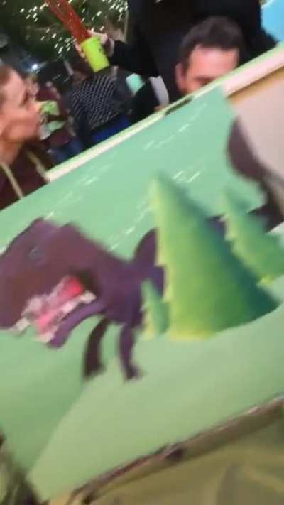 Went to a group paint night and we were suppose to paint a fox but was told you could make any changes you like ..