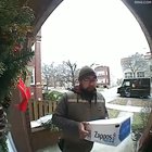 Squirrel bro meets human bro