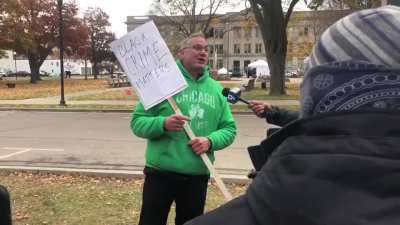 Racist in Kenosha with a 