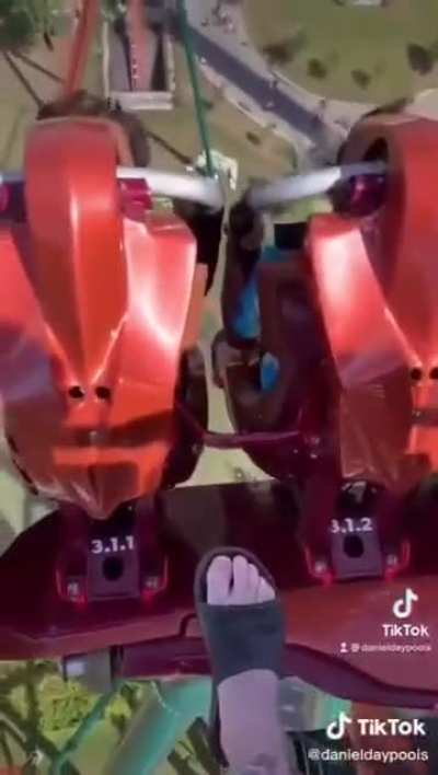 Farting on a roller coaster.