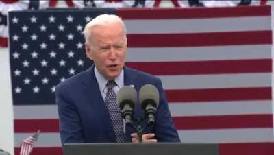 Joe Biden repeatedly interrupted by protesters at Georgia rally