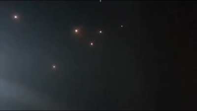 Someone managed to capture both the launching of the rockets and their interception by the Iron Dome - (happened in lsrael, Warning, LOUD)