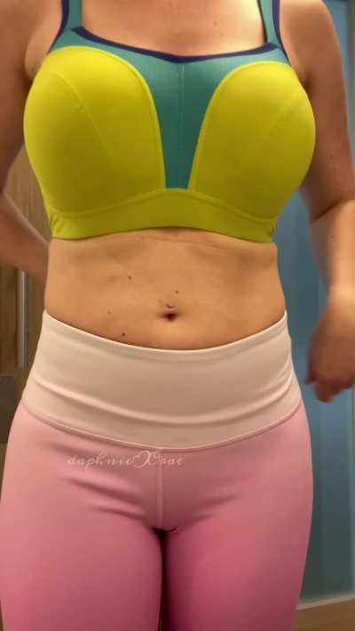 Can’t drop out of my bra quick enough after a workout.