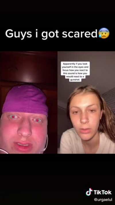 bro he got scared
