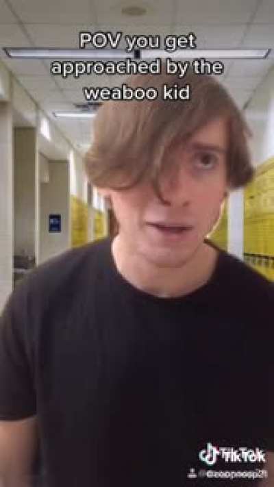 When you get approached by the weird kid