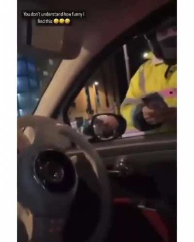 Woman hits into Biker and flees without exchanging details. Instant Karma
