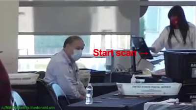 NEW Fulton County Fraud Video: Woman scans ballots MULTIPLE times