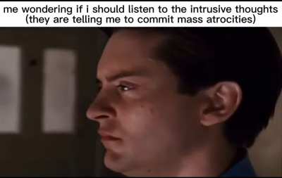Give into them.