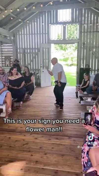 Can I hire this guy for my wedding??!